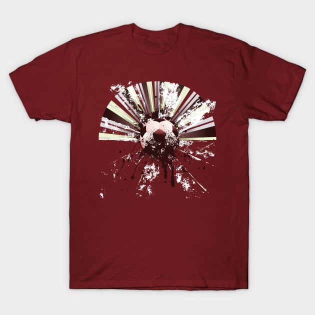 Grunge rays Soccer T-Shirt by AnnArtshock